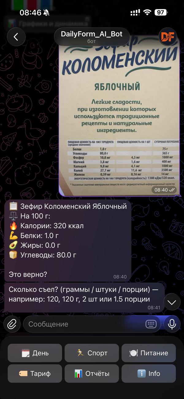 Фото этикетки